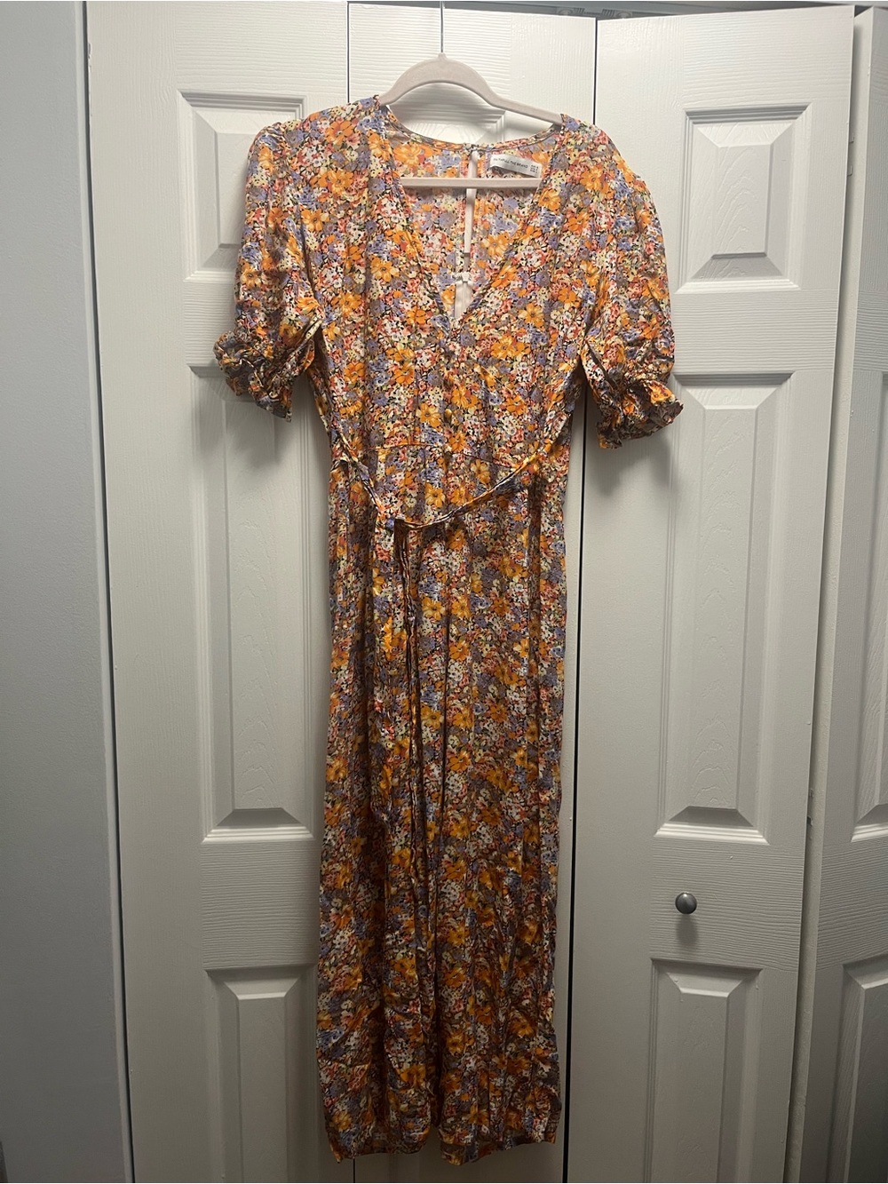 Faithfull the Brand Floral Wrap Jumpsuit